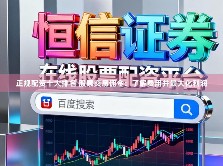 正规配资十大排名 股票交易佣金：了解费用并最大化利润